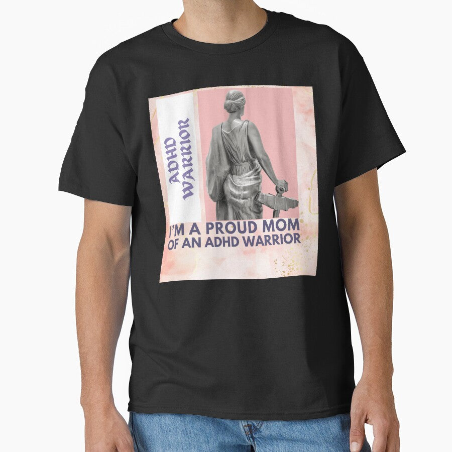 ADHD Warrior | Proud Mom by BuraxisQuotes T-Shirts, Hoodie, Sweatshirt | BlankRebels.com (Image 1)