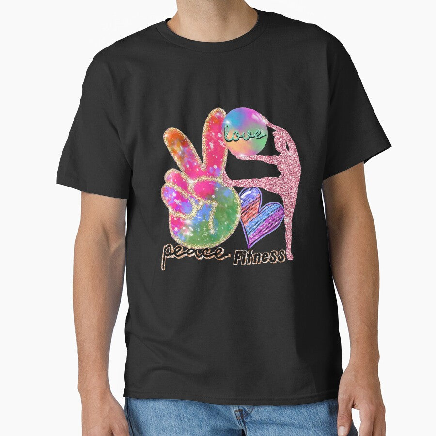 Peace Love Fitness by dalypdesign T-Shirts, Hoodie, Sweatshirt | BlankRebels.com (Image 1)