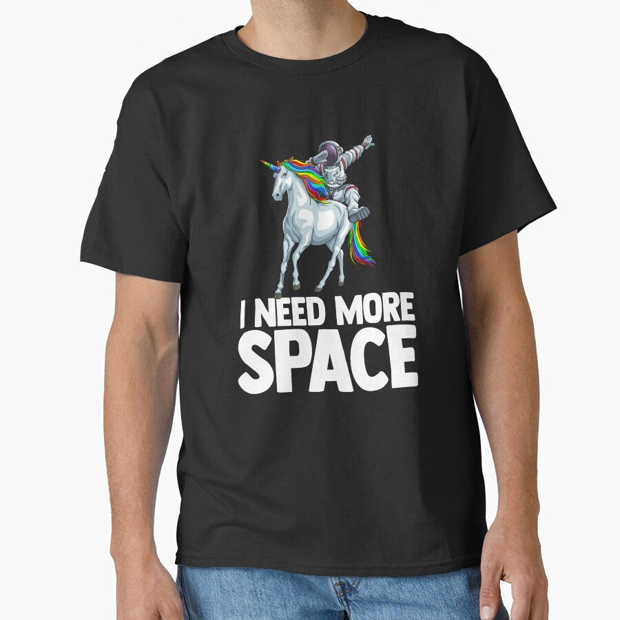 I Need More Space Astronaut Unicorn Outserspace Science Geek by Bendthetrend T-Shirts, Hoodie, Sweatshirt (Image 1)