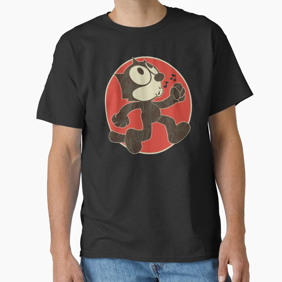 Felix The Cat Keep Walking Vintage Retro by SynstheticRealm T-Shirts, Hoodie, Sweatshirt | BlankRebels.com (Image 1)