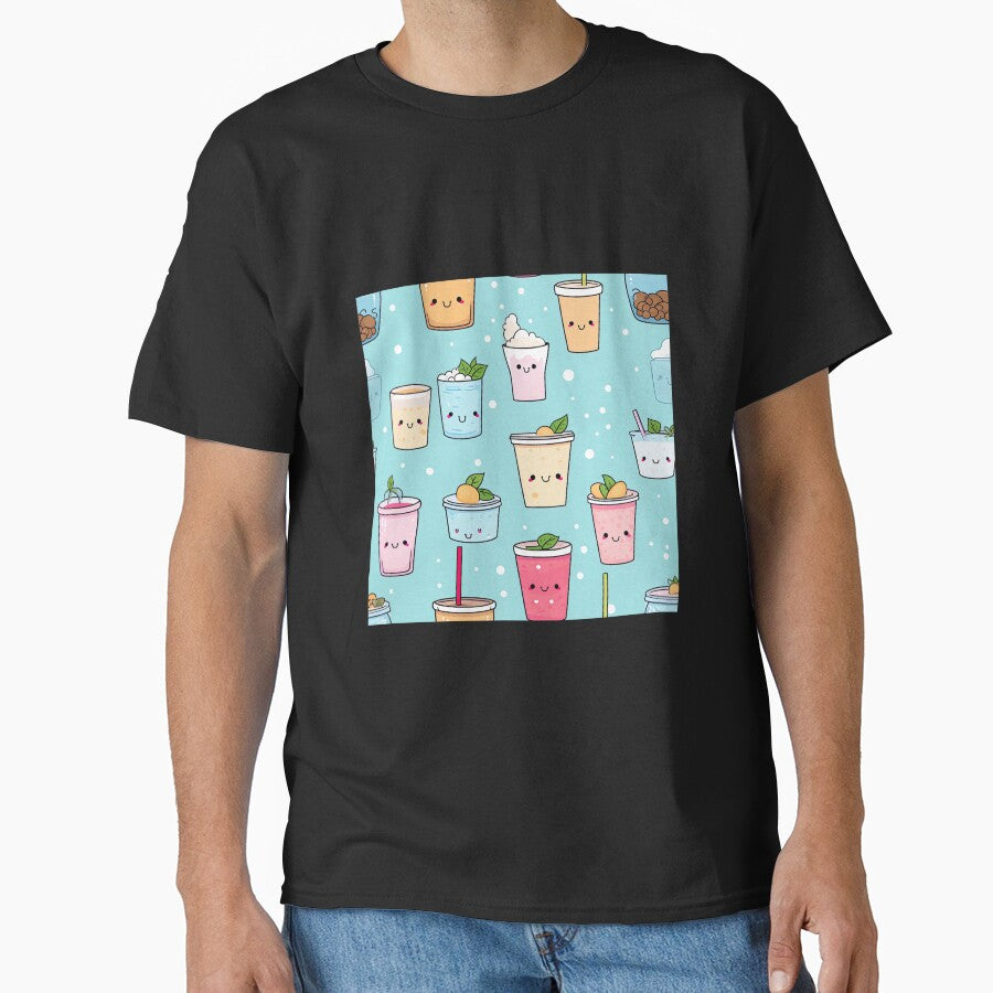 cute bubble tea seamless by NatthyDesign T-Shirts, Hoodie, Sweatshirt | BlankRebels.com (Image 1)