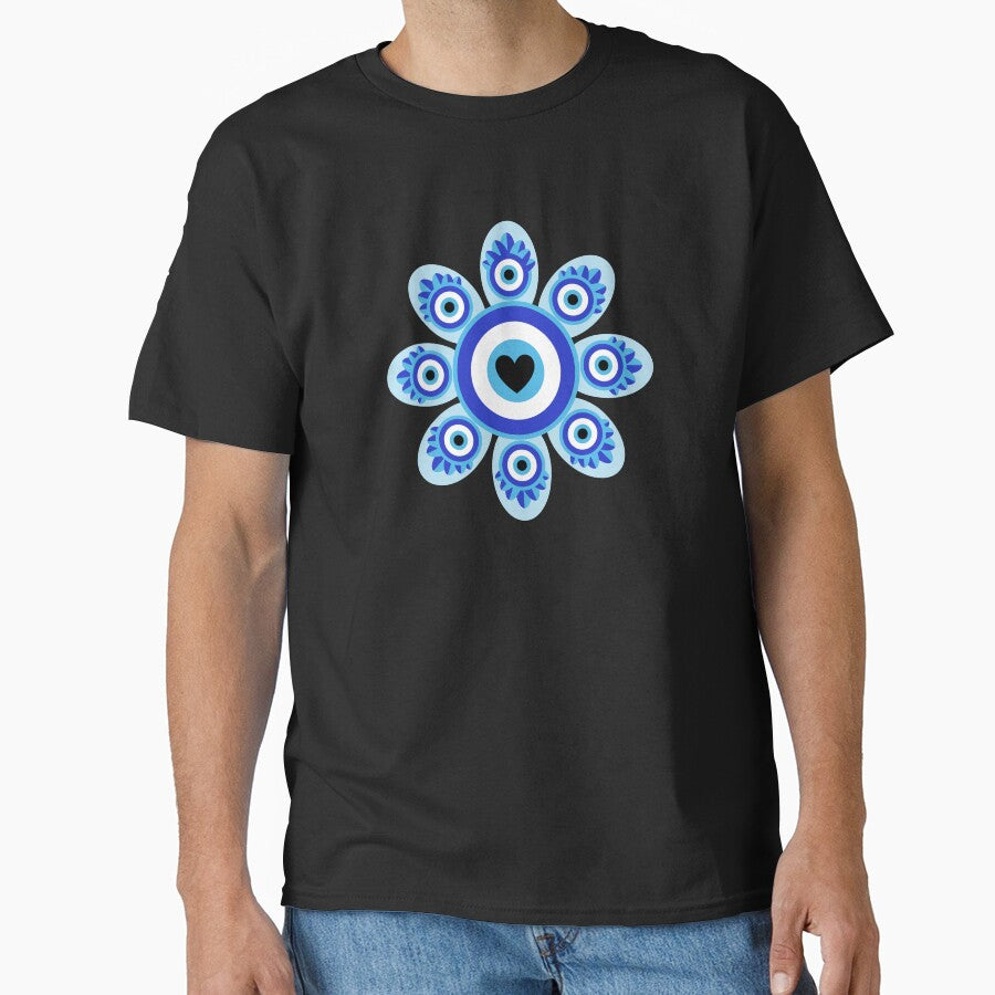 Evil Eye Floral Esoteric Mystical Aesthetic by prettyvocal T-Shirts, Hoodie, Sweatshirt | BlankRebels.com (Image 1)