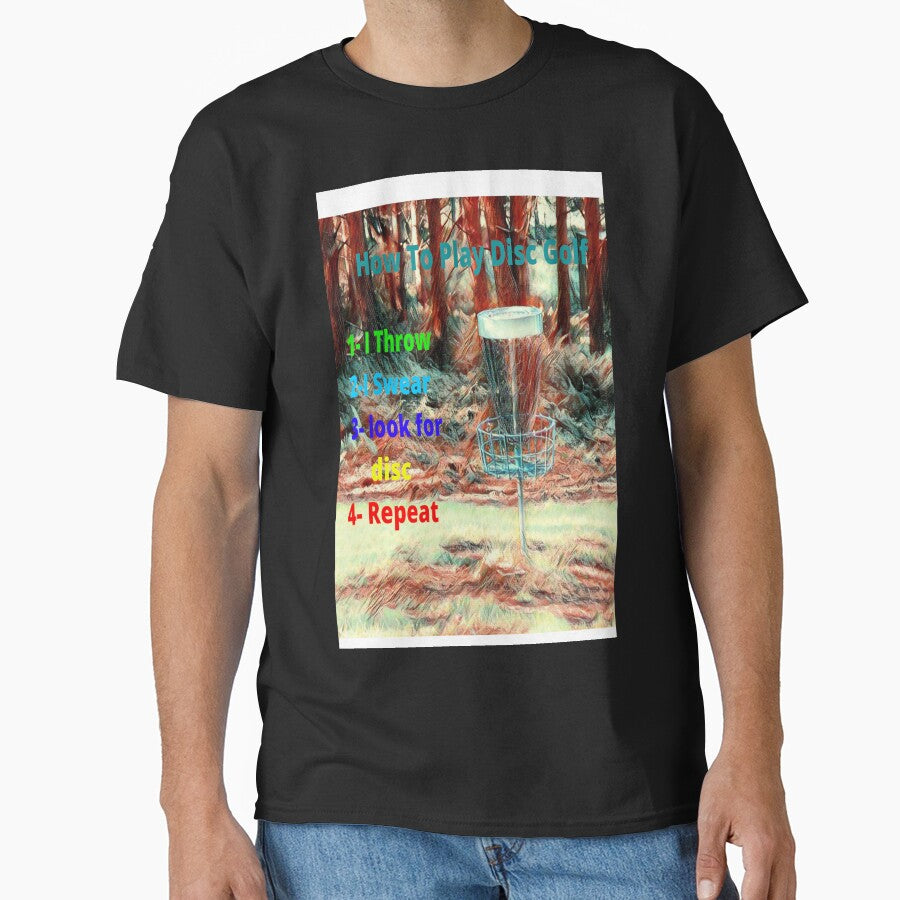 Disc golf How To Play Disc Golf Funny Essential by Ettevehs T-Shirts, Hoodie, Sweatshirt | BlankRebels.com (Image 1)