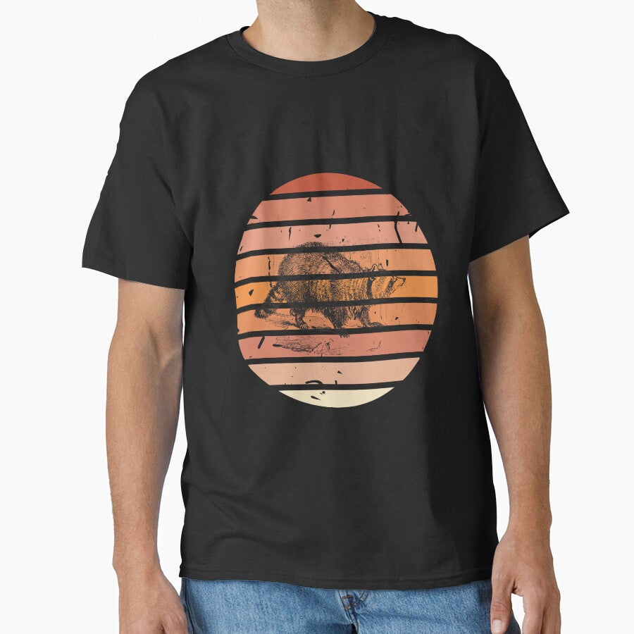 Vintage feral raccoon trash panda funny animals by dylan150488 T-Shirts, Hoodie, Sweatshirt | BlankRebels.com (Image 1)