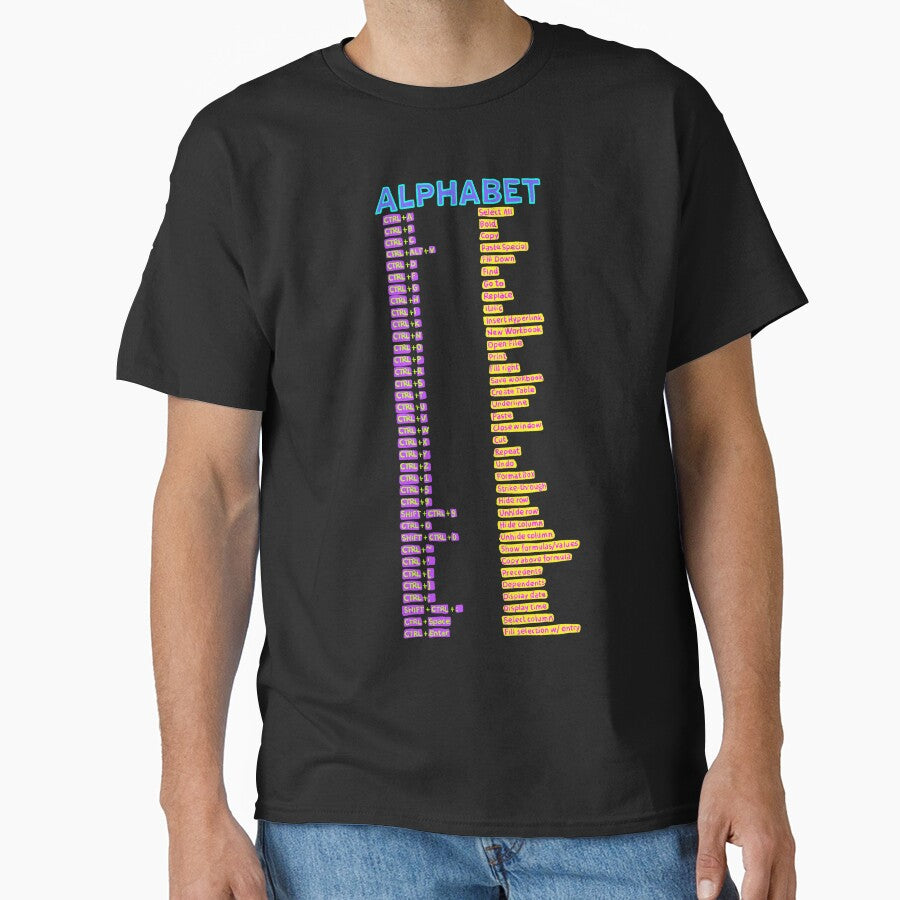 Computer Alphabet by IHateDumplings T-Shirts, Hoodie, Sweatshirt | BlankRebels.com (Image 1)
