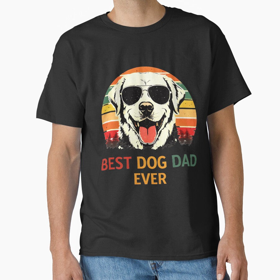 Best Dog Dad Ever Vintage Retro by Rosomyat Design T-Shirts, Hoodie, Sweatshirt | BlankRebels.com (Image 1)