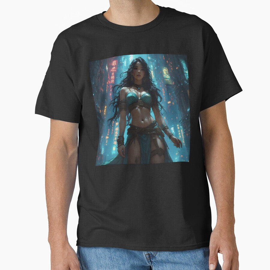 Cyberpunk Asian Neon City T-Shirts, Hoodie, Sweatshirt