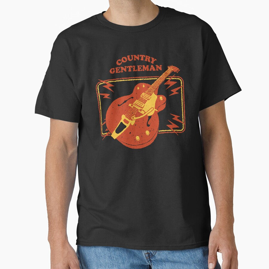 Country Gentleman Guitar by dcashguitar T-Shirts, Hoodie, Sweatshirt | BlankRebels.com (Image 1)