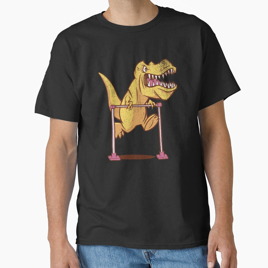 T-rex dinosaur exercise gym by WhistlingSnail T-Shirts, Hoodie, Sweatshirt | BlankRebels.com (Image 1)