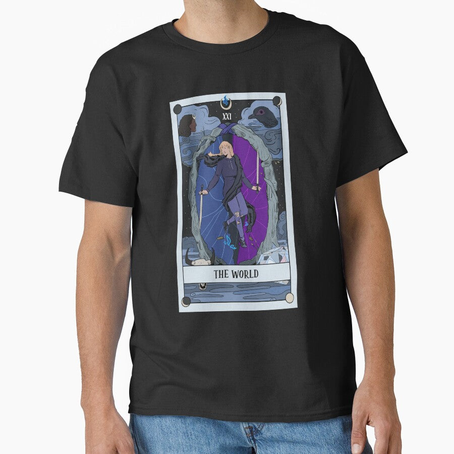 The World - Lunamand Tarot by William Novak T-Shirts, Hoodie, Sweatshirt | BlankRebels.com (Image 1)