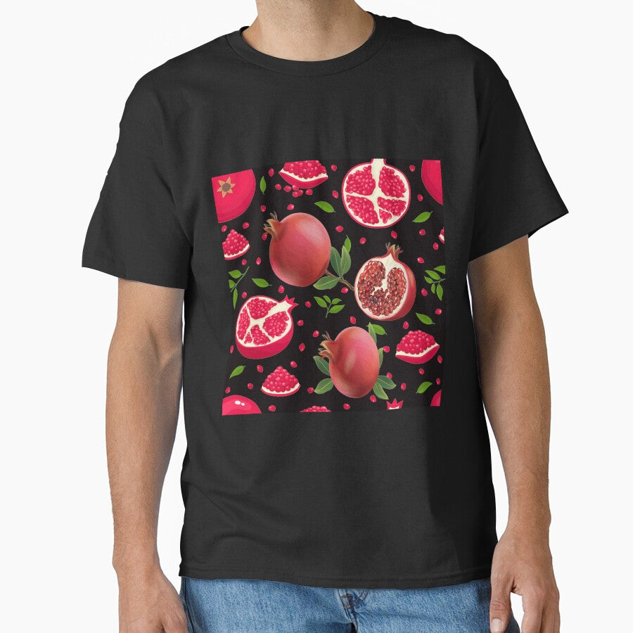 pomegranate pattern by virilamissa T-Shirts, Hoodie, Sweatshirt | BlankRebels.com (Image 1)