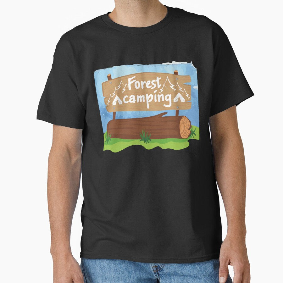 forest camping by schoolarts T-Shirts, Hoodie, Sweatshirt | BlankRebels.com (Image 1)
