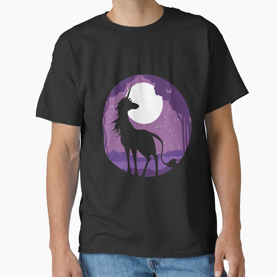 Unicorn Moon in the Woods by samohtlion