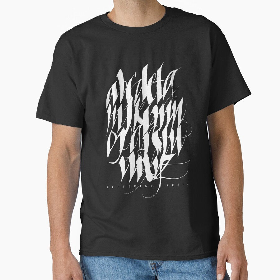 Lettering Rules by Carol Fountain Nix T-Shirts, Hoodie, Sweatshirt | BlankRebels.com (Image 1)
