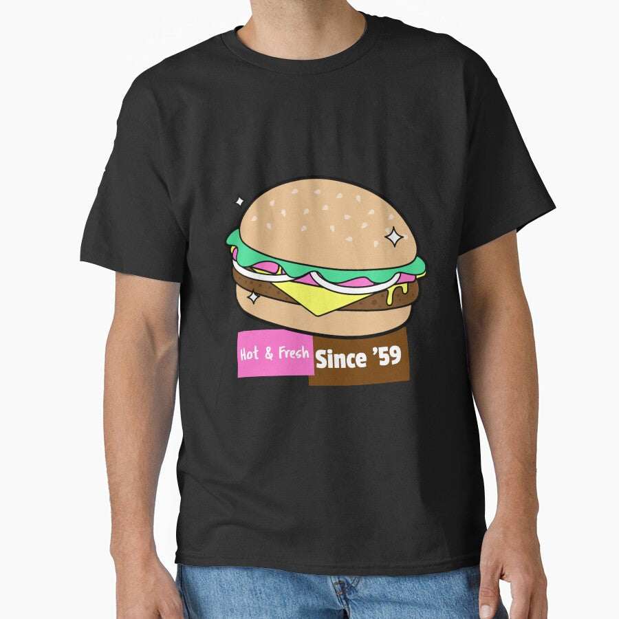 Hot & Fresh Since '59 Burger by Future Past Co. T-Shirts, Hoodie, Sweatshirt | BlankRebels.com (Image 1)