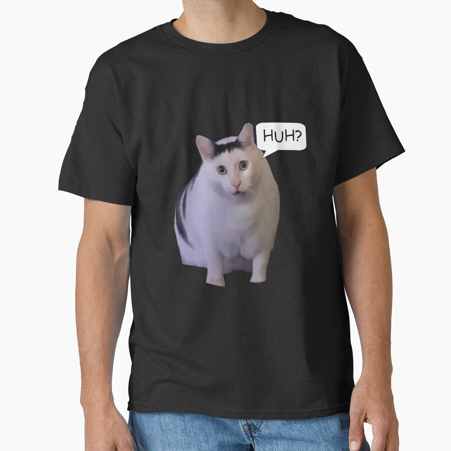 Huh Cat Meme by FloraPlantTees T-Shirts, Hoodie, Sweatshirt | BlankRebels.com (Image 1)
