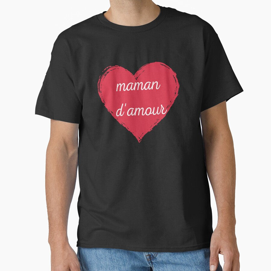 Mother's Day , mama d'amour by style4u ⭐⭐⭐⭐⭐(17K) T-Shirts, Hoodie, Sweatshirt | BlankRebels.com (Image 1)