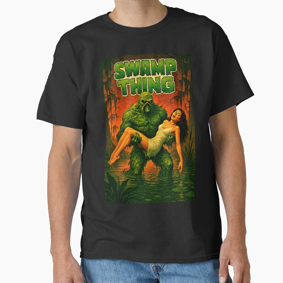 Swamp Thing: Classic Creature Feature Movie Poster by Art's Diner T-Shirts, Hoodie, Sweatshirt | BlankRebels.com (Image 1)