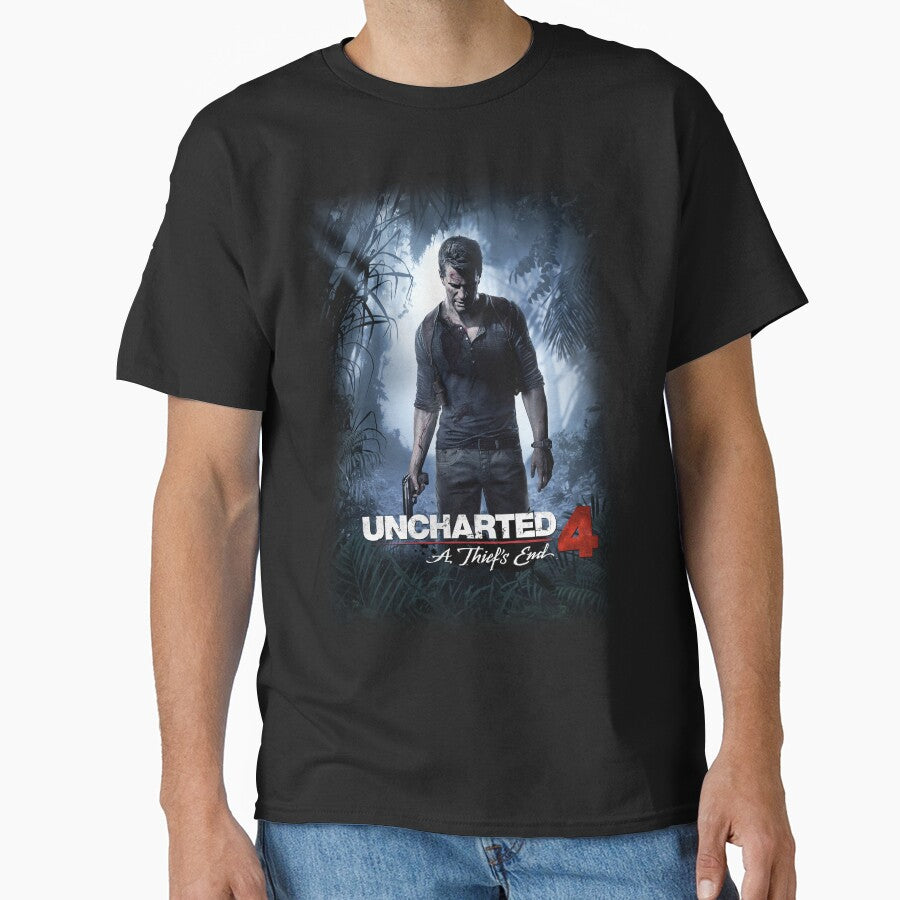 Uncharted 4 T-shirt by rubinho146
