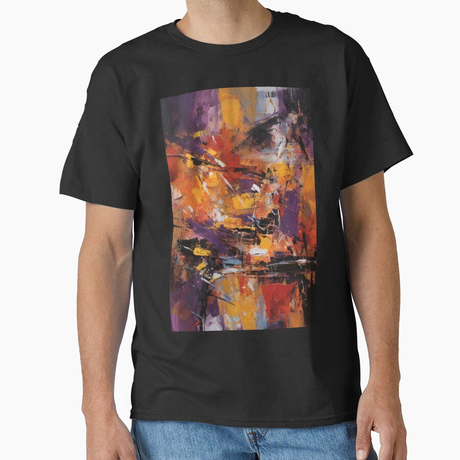 Abstract Purple Red Yellow Painting by pauloss T-Shirts, Hoodie, Sweatshirt | BlankRebels.com (Image 1)