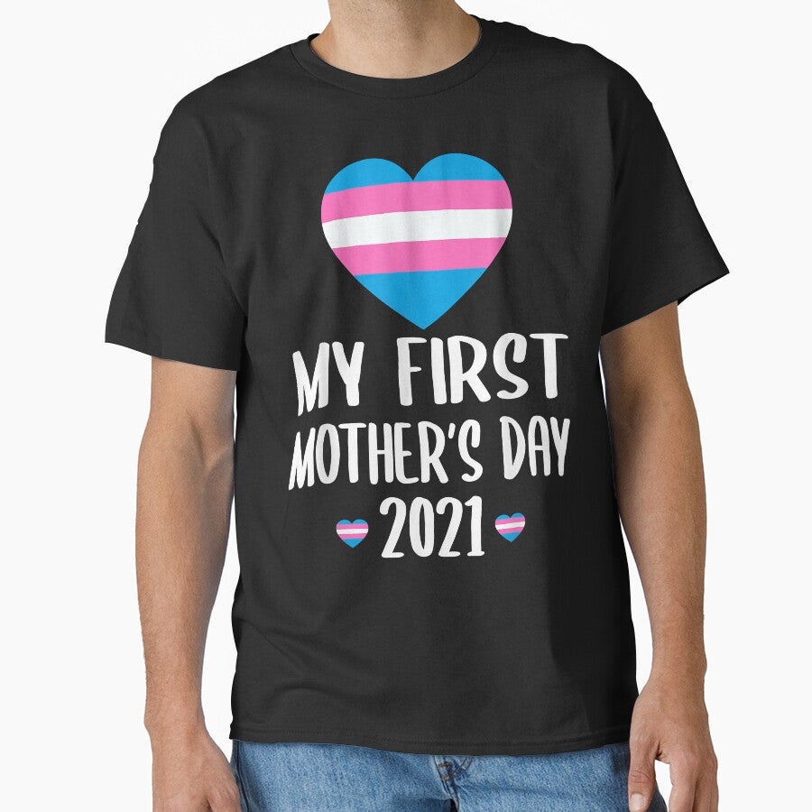 My First Mothers Day 2021 Transgender Heart LGBT Pride by IrvingMorales T-Shirts, Hoodie, Sweatshirt (Image 1)