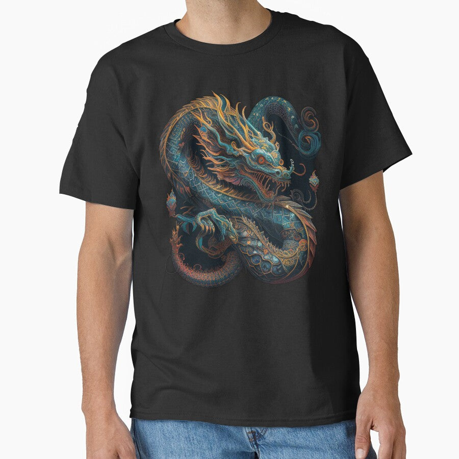 Japanese Dragon | Asian Dragon Art by FantasySoul T-Shirts, Hoodie, Sweatshirt | BlankRebels.com (Image 1)