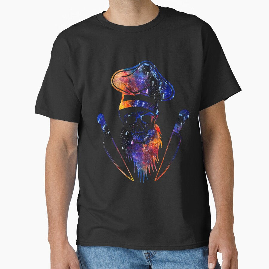 Universe soul spirit crazy Chef beard skull by TitaCris T-Shirts, Hoodie, Sweatshirt | BlankRebels.com (Image 1)