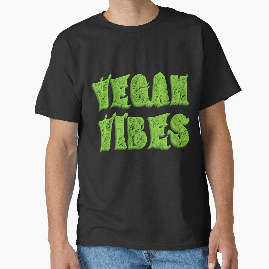 Vegan Vibes Green and Alive! by Geestock T-Shirts, Hoodie, Sweatshirt | BlankRebels.com (Image 1)