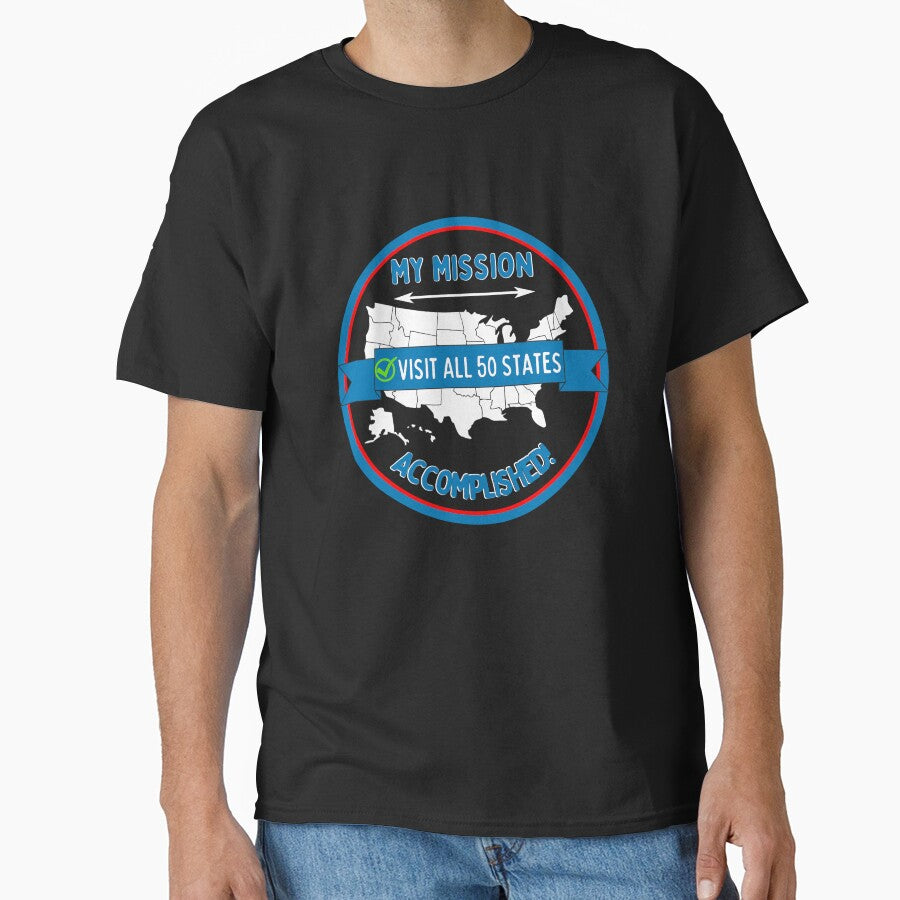 I Visited All 50 States T-Shirts, Hoodie, Sweatshirt