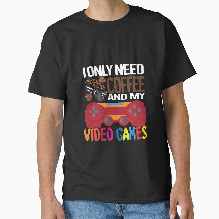 Gaming And Coffee Pro Gamer Streamer by AxzoGerman T-Shirts, Hoodie, Sweatshirt | BlankRebels.com (Image 1)
