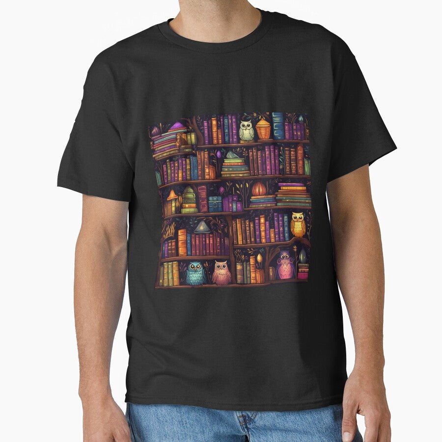 Literary Owls by MalindaMntgMry T-Shirts, Hoodie, Sweatshirt | BlankRebels.com (Image 1)
