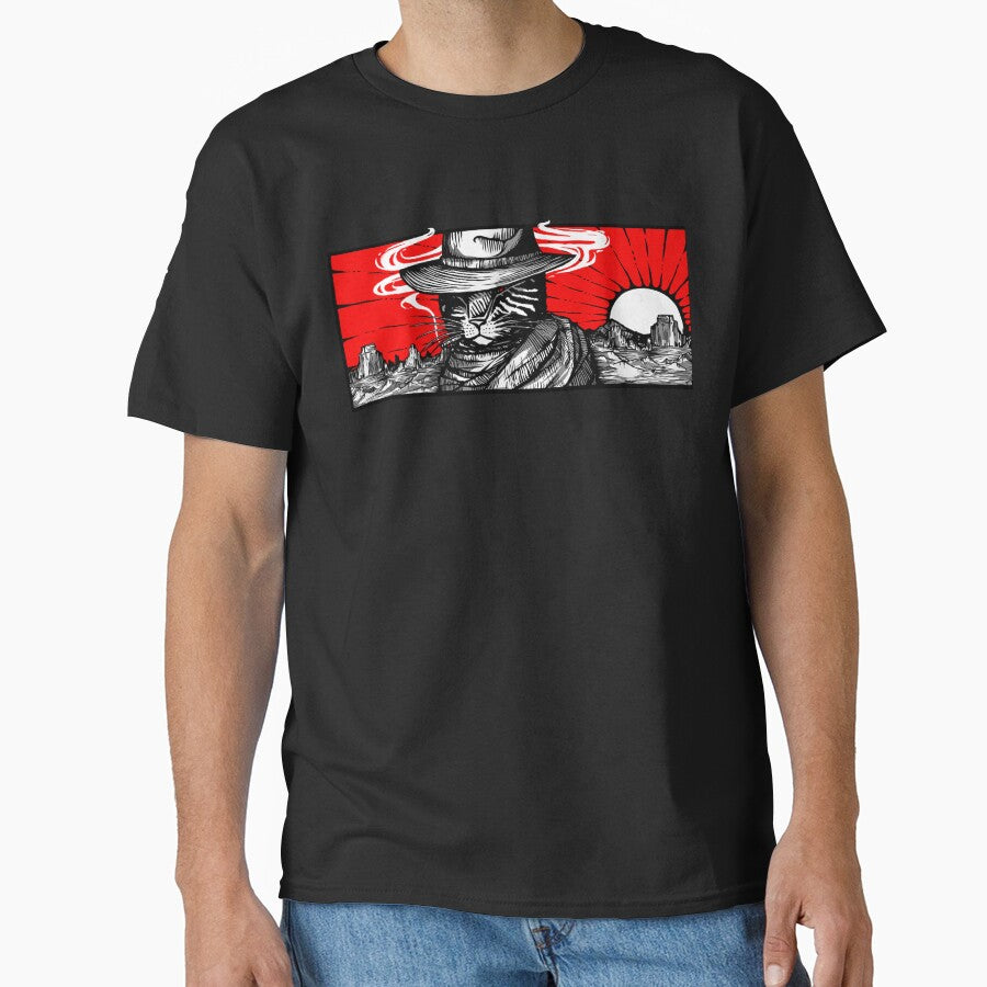 Cowboy Cat by BlackPawsWorld T-Shirts, Hoodie, Sweatshirt | BlankRebels.com (Image 1)
