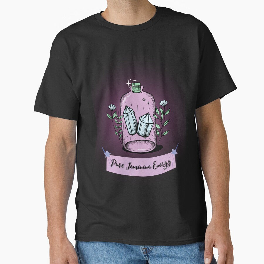 Pure Feminine Energy by Moss and Myth T-Shirts, Hoodie, Sweatshirt | BlankRebels.com (Image 1)