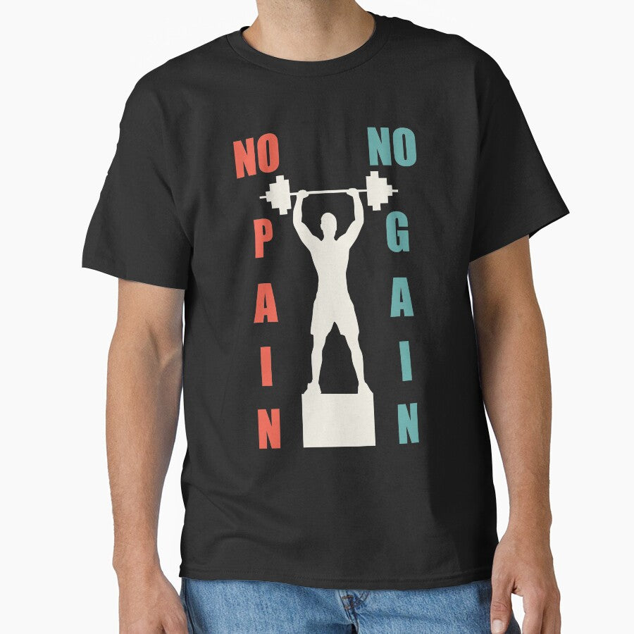 No pain no gain by Desibeau T-Shirts, Hoodie, Sweatshirt | BlankRebels.com (Image 1)