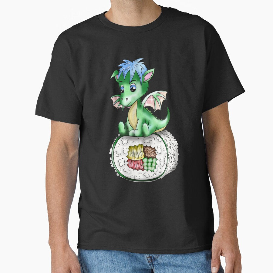 sushi lover baby dragon roll by CuisineCat T-Shirts, Hoodie, Sweatshirt | BlankRebels.com (Image 1)