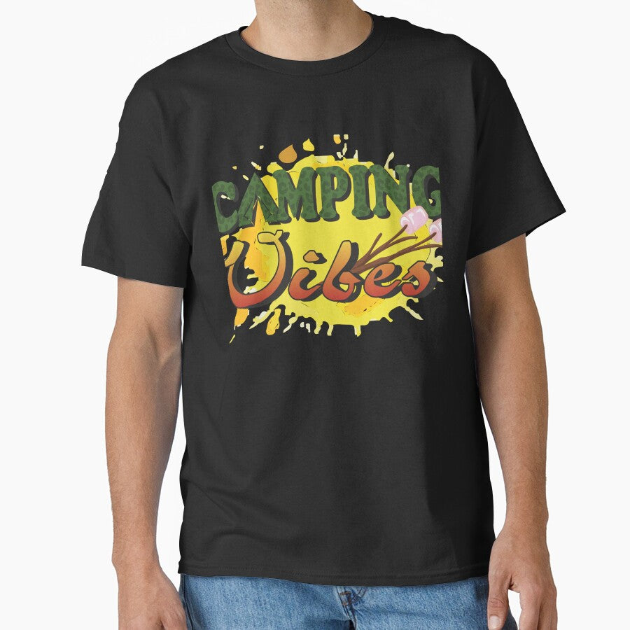 Camping vibes by schoolarts T-Shirts, Hoodie, Sweatshirt | BlankRebels.com (Image 1)