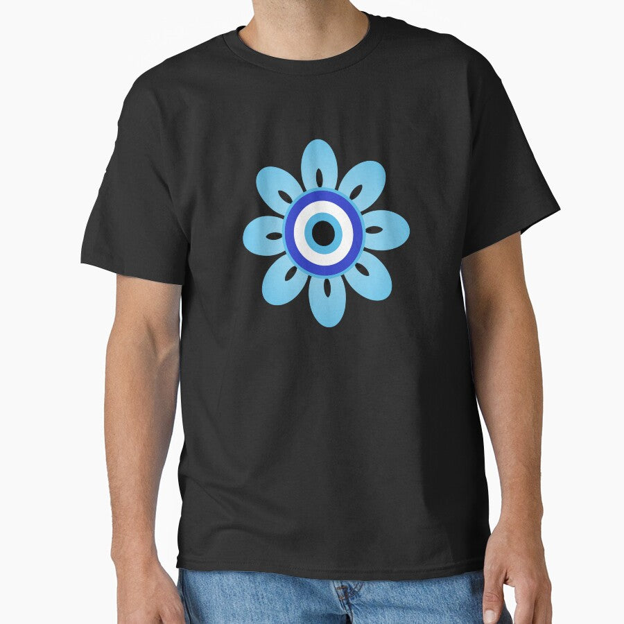 Cute Evil Eye Flower Esoteric Mystical Aesthetic by prettyvocal T-Shirts, Hoodie, Sweatshirt | BlankRebels.com (Image 1)