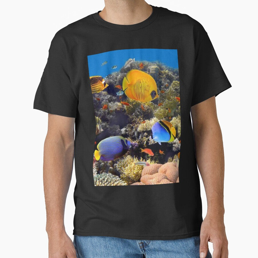 Coral Reef Tropical Fish by Foofighter01 T-Shirts, Hoodie, Sweatshirt | BlankRebels.com (Image 1)