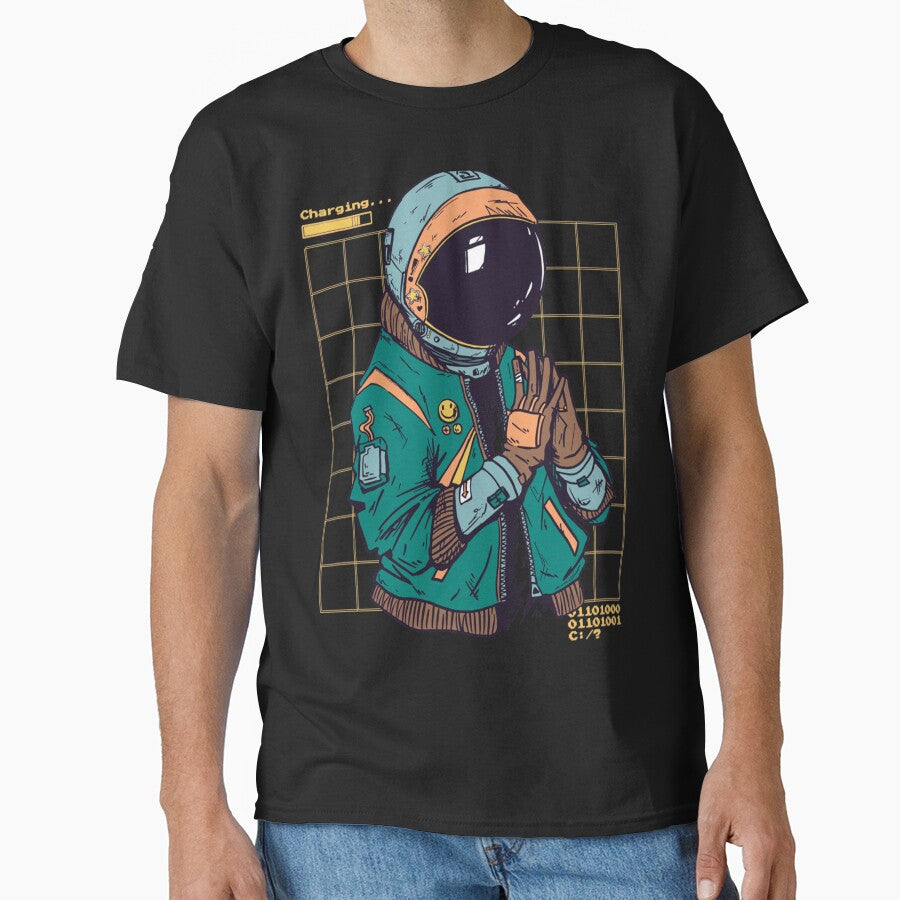 Spaceman Cool Vaporwave Urban Colorful Style anime manga by ANIME MANGA CARTOON ★★★★★ T-Shirts, Hoodie, Sweatshirt (Image 1)