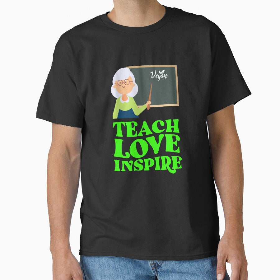 Vegan teacher by The Love Quill T-Shirts, Hoodie, Sweatshirt | BlankRebels.com (Image 1)
