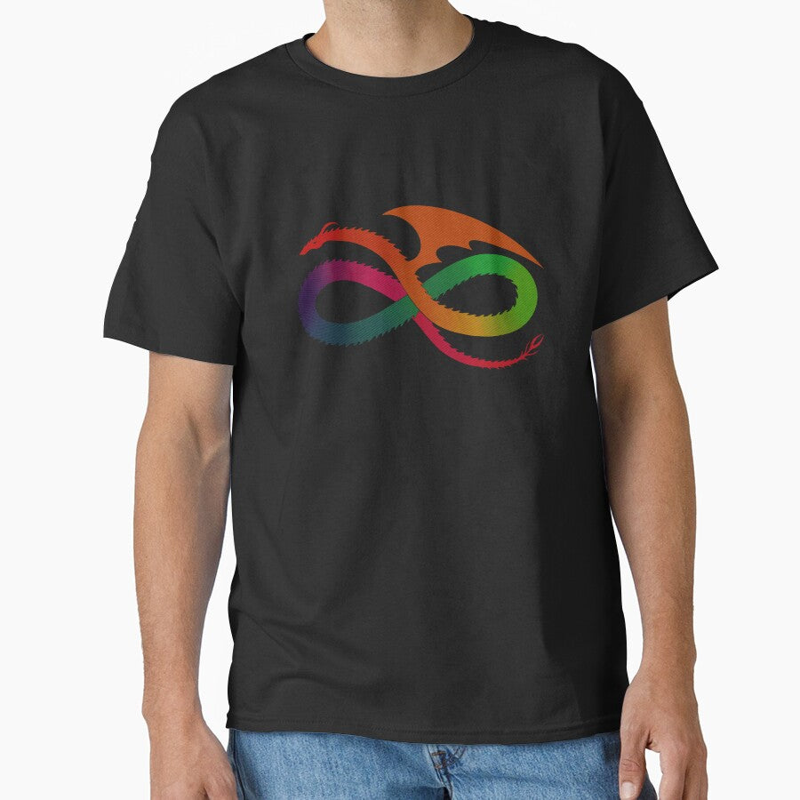 Neurodiversity Dragon by Ludo Daw T-Shirts, Hoodie, Sweatshirt | BlankRebels.com (Image 1)