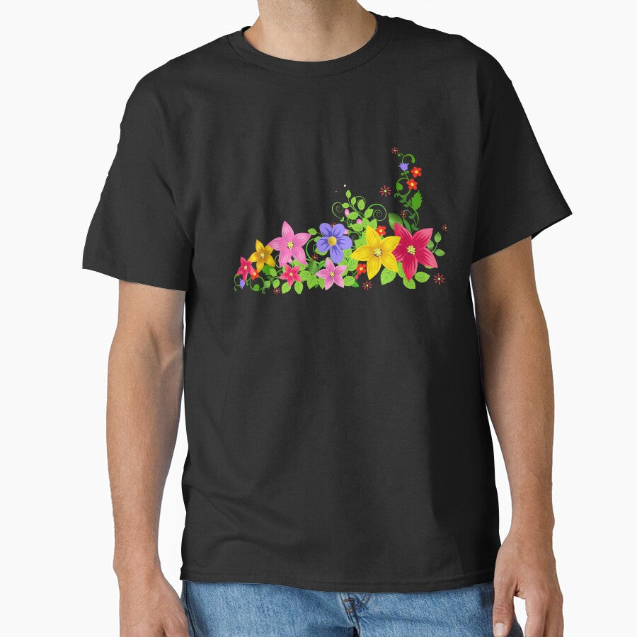 Multicolored Floral Merchandise by cindyfordyce T-Shirts, Hoodie, Sweatshirt | BlankRebels.com (Image 1)
