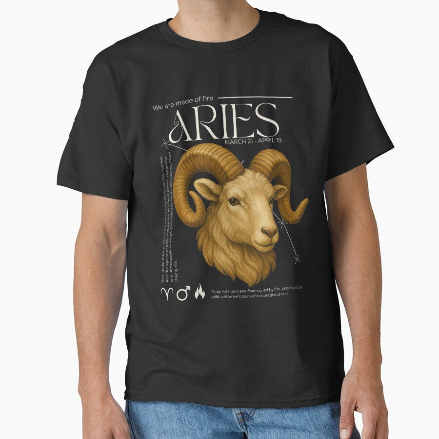 Zodiac series- The Aries Flame by SparklenHex T-Shirts, Hoodie, Sweatshirt | BlankRebels.com (Image 1)
