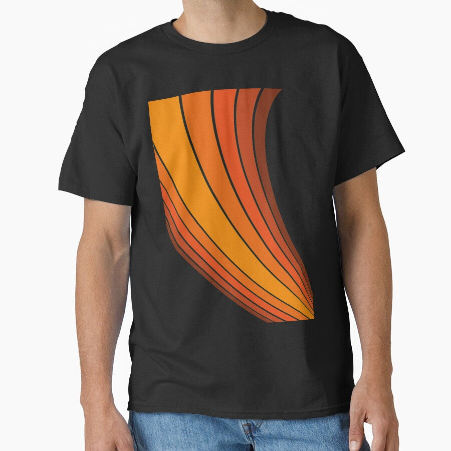 Stripes Abstract orange colour Art by Tshirtstory T-Shirts, Hoodie, Sweatshirt | BlankRebels.com (Image 1)