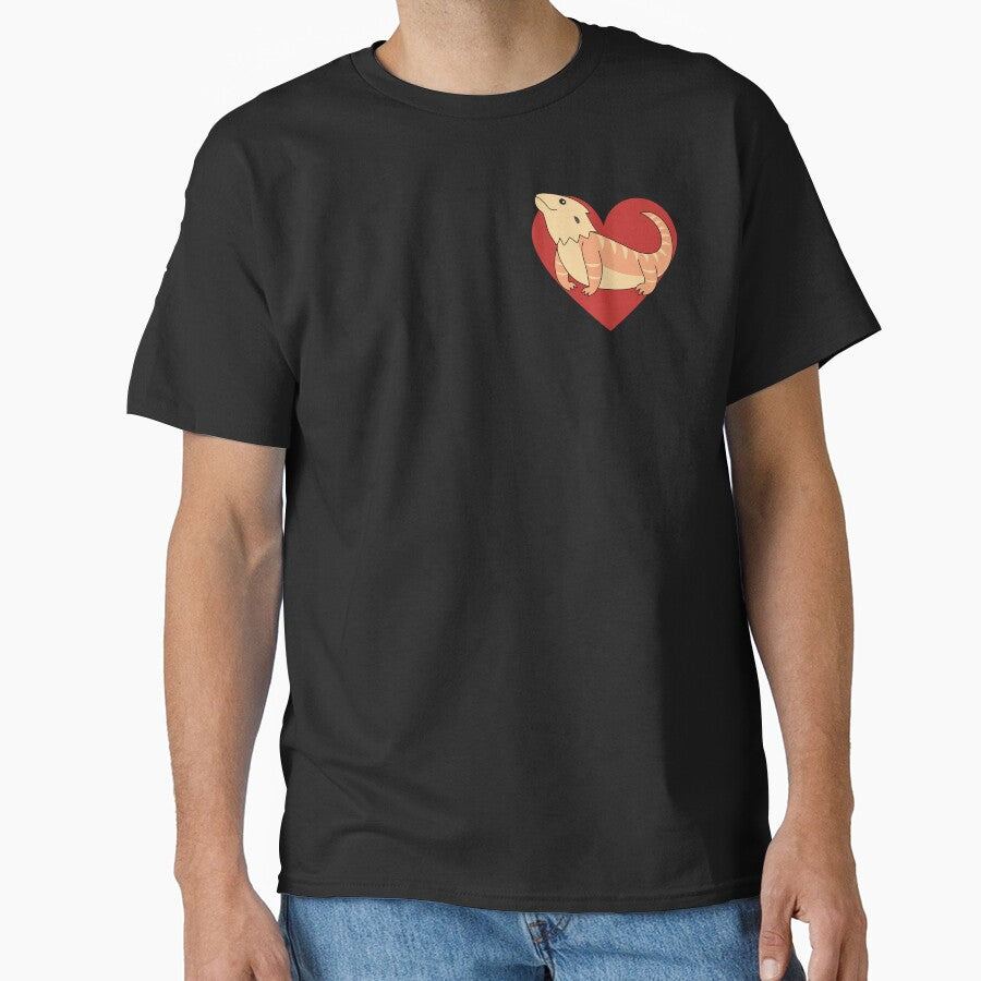 Cute Bearded Dragon Heart by Myloveforpets T-Shirts, Hoodie, Sweatshirt | BlankRebels.com (Image 1)