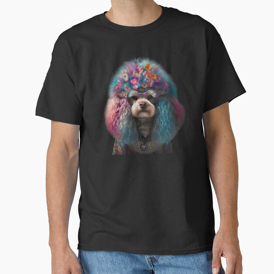 Fun hippie poodle by AnimalArtPhotos T-Shirts, Hoodie, Sweatshirt | BlankRebels.com (Image 1)