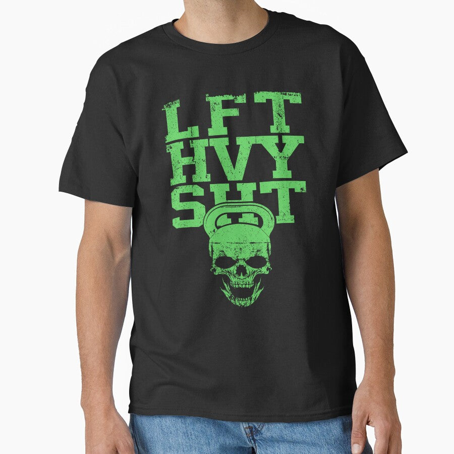 Lft Hvy Sht Fitness Gym Bodybuilding by Wildchagapicker T-Shirts, Hoodie, Sweatshirt | BlankRebels.com (Image 1)