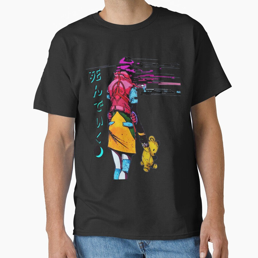 Vaporwave Japanese Cyberpunk Glitch Girl anime manga by ANIME MANGA CARTOON ★★★★★ T-Shirts, Hoodie, Sweatshirt (Image 1)