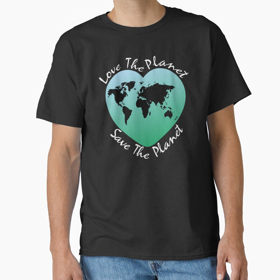 Save The Planet With Heart by Oirabot T-Shirts, Hoodie, Sweatshirt | BlankRebels.com (Image 1)