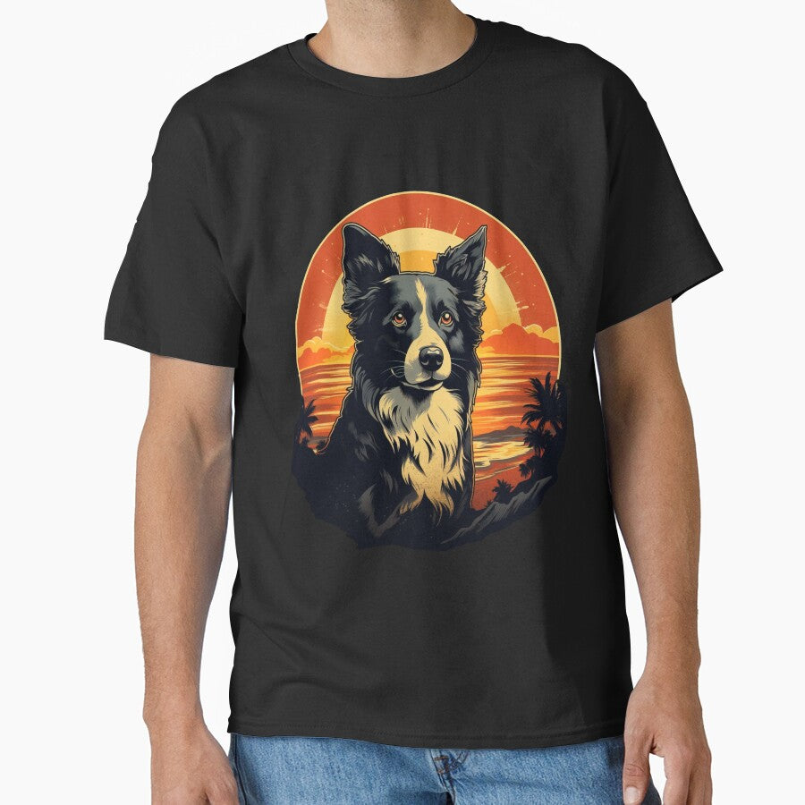 Border Collie Vintage by Metin Ozer T-Shirts, Hoodie, Sweatshirt | BlankRebels.com (Image 1)